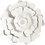 Creativ Company Papieren bloemen, d 15+25 cm, 230 gr, wit, 2 stuk/ 1 doos