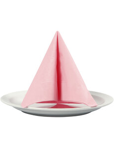 Creativ Company Servetten, afm 33x33 cm, lichtrood, 20 stuk/ 1 doos