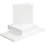Creativ Company Kaarten en enveloppen, afmeting kaart 15x15 cm, afmeting envelop 16x16 cm, 120+240 gr, wit, 50 set/ 1 doos
