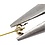 Creativ Company Kalot, L: 8 mm, d 3 mm, verguld, 20 stuk/ 1 doos