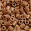 NABBI Foto kralen, afm 5x5 mm, gatgrootte 2,5 mm, medium, lichtbruin (20), 6000 stuk/ 1 doos