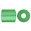 NABBI Foto kralen, afm 5x5 mm, gatgrootte 2,5 mm, medium, groen parelmoer (22), 1100 stuk/ 1 doos