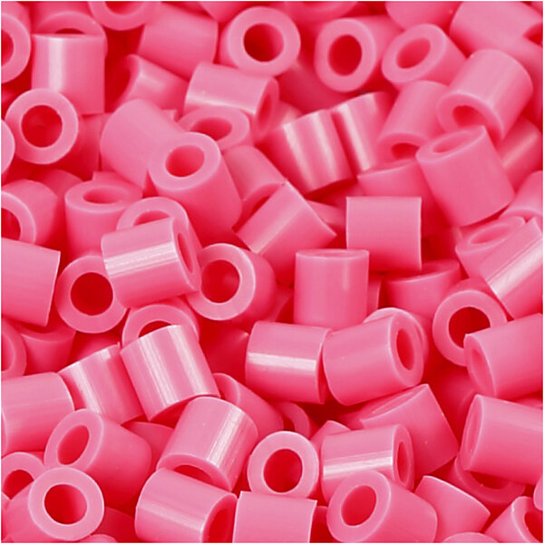 NABBI Foto kralen, afm 5x5 mm, gatgrootte 2,5 mm, medium, antiek roze (25), 1100 stuk/ 1 doos