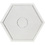 Creativ Company Onderplaat, grote zeskant, afm 15x15 cm, medium, helder, 1 stuk