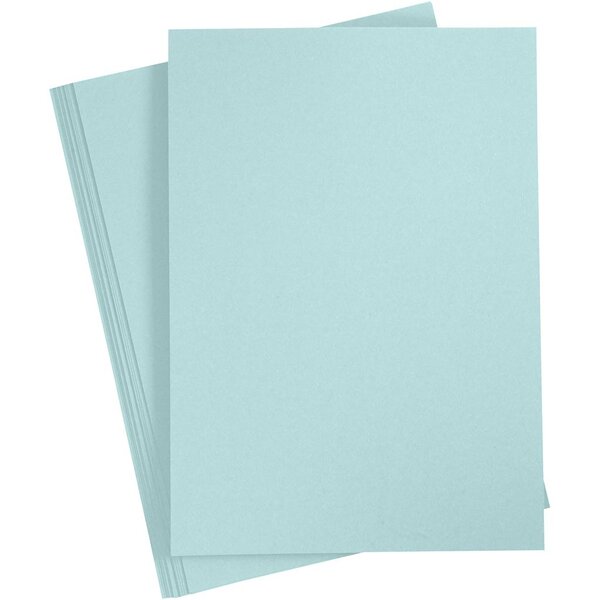 Creativ Company Papier, A4, vel 210x297 mm, 80 gr, lichtblauw, 20 stuk/ 1 doos
