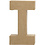 Creativ Company Letter, I, H: 19,9 cm, B: 11,2 cm, dikte 2,6 cm, 1 stuk