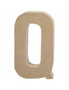 Creativ Company Letter, Q, H: 20,3 cm, B: 11,5 cm, dikte 2,5 cm, 1 stuk