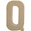 Creativ Company Letter, Q, H: 20,3 cm, B: 11,5 cm, dikte 2,5 cm, 1 stuk