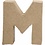 Creativ Company Letter, M, H: 10 cm, B: 9 cm, dikte 1,7 cm, 1 stuk