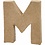 Creativ Company Letter, M, H: 10 cm, B: 9 cm, dikte 1,7 cm, 1 stuk