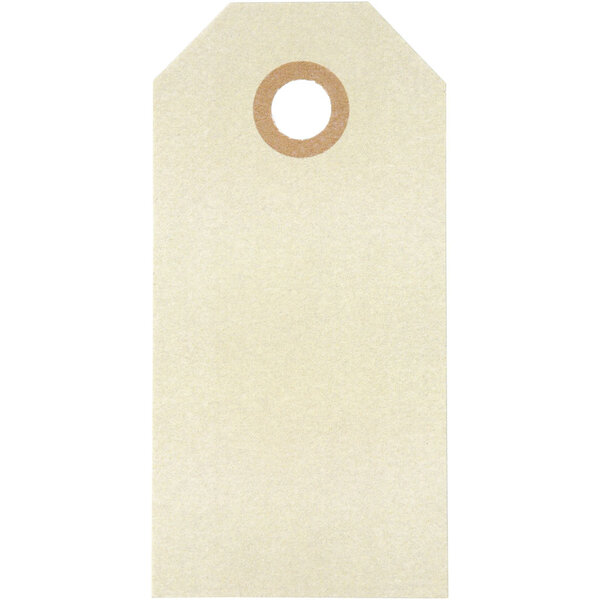 Creativ Company Manilla-labels, afm 4x8 cm, 250 gr, crème, 1000 stuk/ 1 doos
