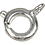 Creativ Company Veringsluiting, d 7 mm, zilver, 100 stuk/ 1 doos