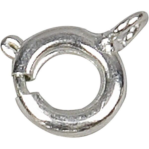 Creativ Company Veringsluiting, d 7 mm, zilver, 100 stuk/ 1 doos