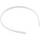 Creativ Company Haarbanden, B: 8 mm, wit, 20 stuk/ 1 doos