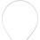 Creativ Company Haarbanden, B: 8 mm, wit, 20 stuk/ 1 doos
