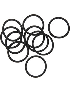 Creativ Company Haarelastiek, d 45 mm, zwart, 10 stuk/ 1 doos
