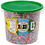 NABBI Strijkkralen, afm 5x5 mm, gatgrootte 2,5 mm, medium, glitterkleuren, 20000 div/ 1 emmer