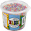 NABBI Strijkkralen, afm 5x5 mm, gatgrootte 2,5 mm, medium, glitterkleuren, 5000 div/ 1 emmer