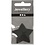 Creativ Company Ster, d 37 mm, gatgrootte 1 mm, zwart, 1 stuk