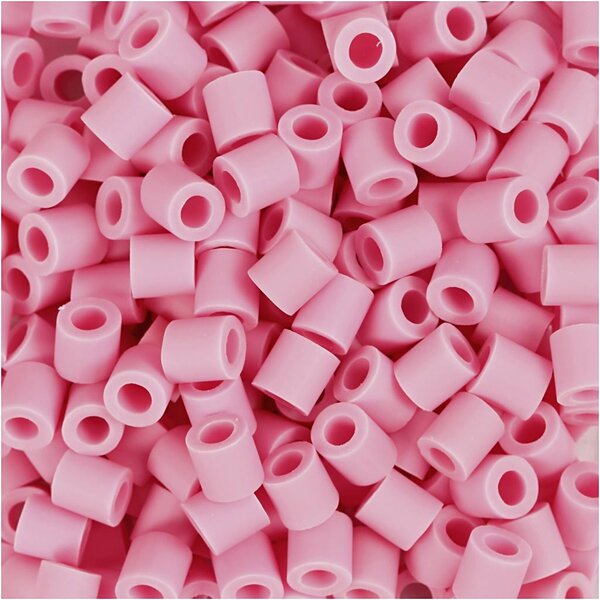 NABBI BioBeads van NABBI, afm 5x5 mm, gatgrootte 2.5 mm, medium, roze, 1000 stuk/ 1 doos