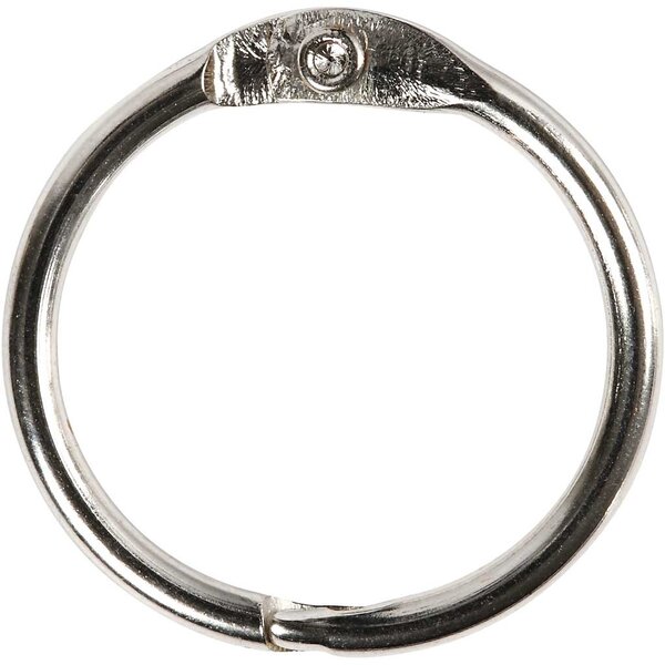 Creativ Company Boekbindersring, d 19 mm, dikte 2 mm, 10 stuk/ 1 doos