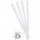 Creativ Company Vlechtstroken, L: 45 cm, B: 10 mm, d 4,5 cm, wit, 100 stroken/ 1 doos