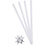 Creativ Company Vlechtstroken, L: 45 cm, B: 10 mm, d 4,5 cm, wit, 100 stroken/ 1 doos