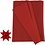 Creativ Company Vlechtstroken, L: 45 cm, d 4,5 cm, B: 10 mm, rood, 500 stroken/ 1 doos