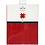 Creativ Company Vlechtstroken, L: 45 cm, d 4,5 cm, B: 10 mm, rood, 500 stroken/ 1 doos