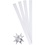 Creativ Company Vlechtstroken, L: 45 cm, B: 15 mm, d 6,5 cm, wit, 100 stroken/ 1 doos