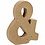 Creativ Company Teken, &, H: 10 cm, B: 7,5 cm, dikte 1,7 cm, 1 stuk