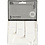 Creativ Company Pompon van papier, d 20+24+30 cm, 14 gr, wit, 3 stuk/ 1 doos