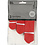 Creativ Company Pompon van papier, d 20+24+30 cm, 16 gr, rood, 3 stuk/ 1 doos
