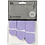 Creativ Company Pompon van papier, d 20+24+30 cm, 16 gr, paars, 3 stuk/ 1 doos