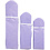 Creativ Company Pompon van papier, d 20+24+30 cm, 16 gr, paars, 3 stuk/ 1 doos