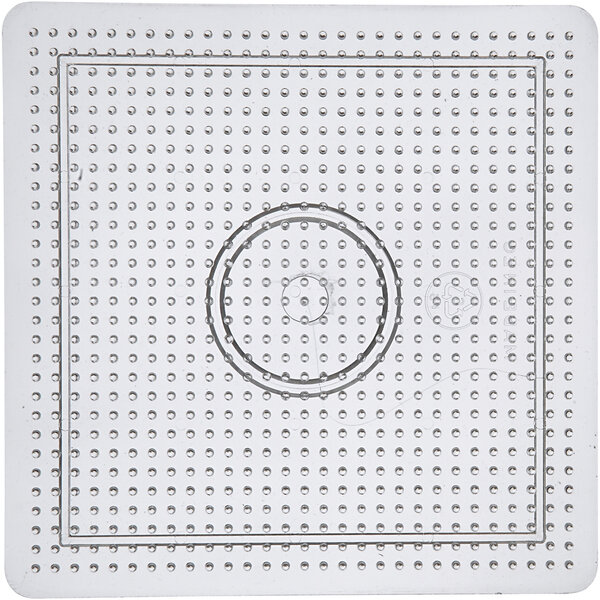 Onderplaat, afm 14,5x14,5 cm, medium, helder, 1 stuk