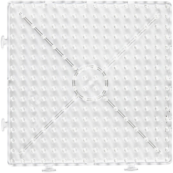 Creativ Company Onderplaat, groot vierkant, afm 15x15 cm, JUMBO, helder, 1 stuk