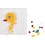 Creativ Company Onderplaat, groot vierkant, afm 15x15 cm, JUMBO, helder, 1 stuk