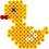 Creativ Company Onderplaat, groot vierkant, afm 15x15 cm, JUMBO, helder, 1 stuk