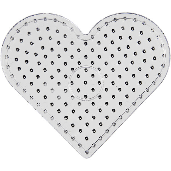 Creativ Company Onderplaat, hart, afm 17,5x17,5 cm, JUMBO, helder, 1 stuk