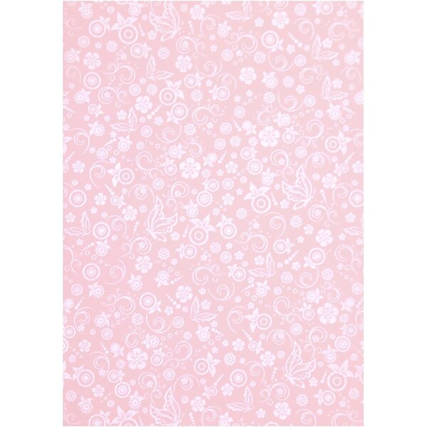 Creativ Company Papier, A4, vel 210x297 mm, 80 gr, lichtrood, 20 vel/ 1 doos