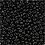 Creativ Company Rocailles, d 3 mm, afm 8/0, gatgrootte 0,6-1,0 mm, zwart, 25 gr/ 1 doos