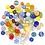 Creativ Company Glazen kralen, rond, ovaal, cirkel, d 6-13 mm, gatgrootte 0,5-1,5 mm, diverse kleuren, 350 gr/ 1 doos