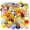 Creativ Company Glazen kralen, rond, ovaal, cirkel, d 6-13 mm, gatgrootte 0,5-1,5 mm, diverse kleuren, 350 gr/ 1 doos