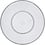Creativ Company Onderplaat, grote cirkel, d 15 cm, medium, helder, 1 stuk