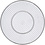 Creativ Company Onderplaat, grote cirkel, d 15 cm, medium, helder, 1 stuk