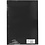 Gekleurd Karton, A3, vel 297x420 mm, 180 gr, zwart, 100 vel/ 1 doos