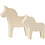 Creativ Company Paard, H: 8+10 cm, B: 7+9,5 cm, dikte 1,8 cm, 2 stuk/ 1 doos