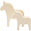 Creativ Company Paard, H: 8+10 cm, B: 7+9,5 cm, dikte 1,8 cm, 2 stuk/ 1 doos