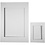 Creativ Company Passepartout lijsten, afm A4+A6, 230 gr, wit, 2x60 stuk/ 1 doos